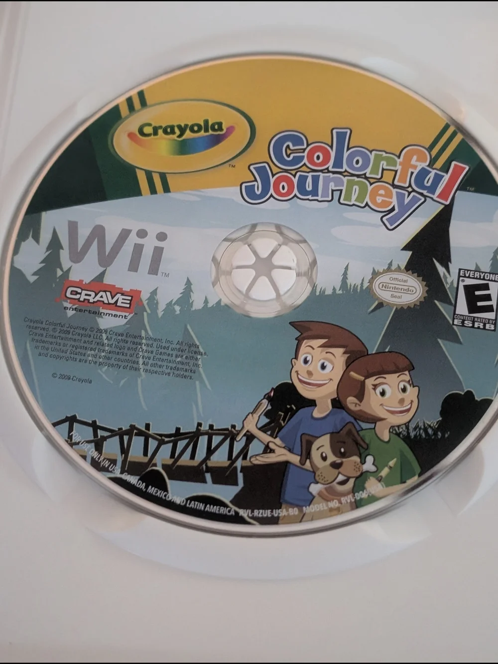 Crayola Colorful Journey Wii Game Complete With Manual E For Everyone Great